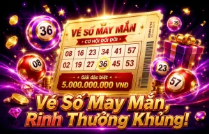 Khu vực Xổ Số vin88vin hiển thị kết quả và jackpot